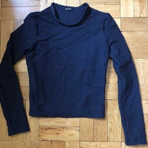 Navy Rash guard swim top